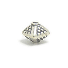 Bali Beads | Sterling Silver Silver Beads - Stamp Beads, Silver Beads B8064