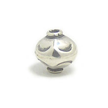Bali Beads | Sterling Silver Silver Beads - Stamp Beads, Silver Beads B8070