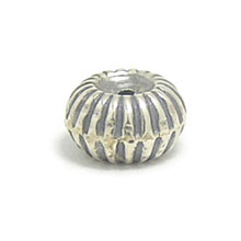 Bali Beads | Sterling Silver Silver Beads - Stamp Beads, Silver Beads B8077