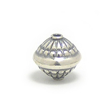 Bali Beads | Sterling Silver Silver Beads - Stamp Beads, Silver Beads B8083
