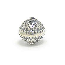 Bali Beads | Sterling Silver Silver Beads - Stamp Beads, Silver Beads B8090