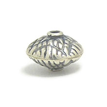 Bali Beads | Sterling Silver Silver Beads - Stamp Beads, Silver Beads B8092