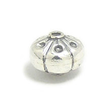 Bali Beads | Sterling Silver Silver Beads - Stamp Beads, Silver Beads B8093