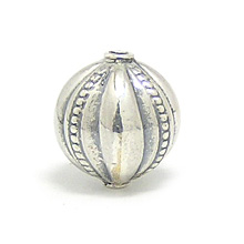 Bali Beads | Sterling Silver Silver Beads - Stamp Beads, Silver Beads B8100