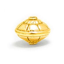 Bali Vermeil-24k Gold Plated - Vermeil Stamp Beads