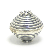 Bali Silver Beads - Stamp Beads