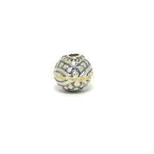 Bali Beads | Sterling Silver Silver Beads - Stamp Beads, Silver Beads B8112