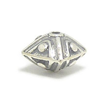 Bali Beads | Sterling Silver Silver Beads - Stamp Beads, Silver Beads B8115