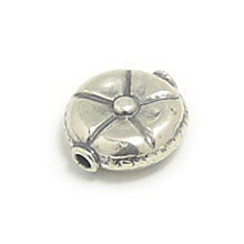 Bali Beads | Sterling Silver Silver Beads - Stamp Beads, Silver Beads B8121