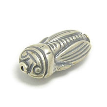 Bali Beads | Sterling Silver Silver Beads - Stamp Beads, Silver Beads B8127