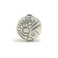 Bali Beads | Sterling Silver Silver Beads - Stamp Beads, Silver Beads B8128