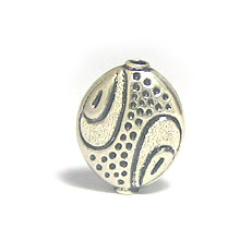 Bali Beads | Sterling Silver Silver Beads - Stamp Beads, Sterling Silver Beads - B8129