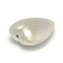 Bali Beads Silver Beads - Brushed Beads, Sterling Silver Brushed Beads - BB015