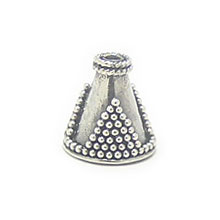 Bali Beads | Sterling Silver Silver Caps - Cone Caps, Silver Beads C1001