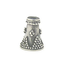 Bali Beads Silver Caps - Cone Caps, Silver Beads C1002