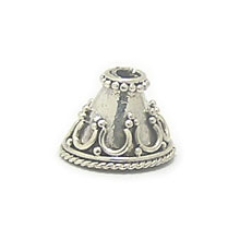 Bali Beads Silver Caps - Cone Caps, Silver Beads C1003