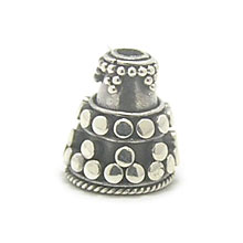 Bali Beads | Sterling Silver Silver Caps - Cone Caps, Silver Beads C1004