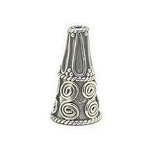 Bali Beads | Sterling Silver Silver Caps - Cone Caps, Silver Beads C1005