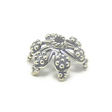 Bali Beads | Sterling Silver Silver Caps - Granulated Caps, Silver Beads C2003