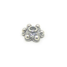 Bali Beads | Sterling Silver Silver Caps - Granulated Caps, Silver Beads C2013