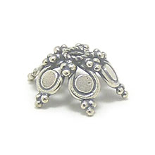 Bali Beads | Sterling Silver Silver Caps - Ornate Caps, Silver Beads C3009