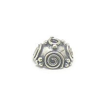 Bali Beads | Sterling Silver Silver Caps - Ornate Caps, Silver Beads C3013