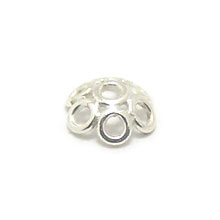 Bali Beads | Sterling Silver Silver Caps - Wired Bead Caps, Silver Beads C4018