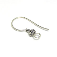 Bali Beads | Sterling Silver Silver Findings - Earwires, Silver Beads F4013