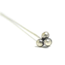 Bali Beads | Sterling Silver Silver Findings - Headpins, Silver Beads F6016