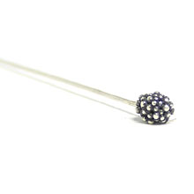 Bali Beads | Sterling Silver Silver Findings - Headpins, Silver Beads F6022
