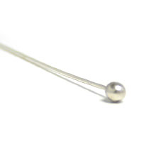 Bali Beads | Sterling Silver Silver Findings - Headpins, Silver Beads F6039
