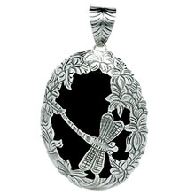 Bali Beads | Sterling Silver Silver Jewelry - Black Onyx Craft Pendants, Wholesale Silver Pendants