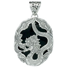 Bali Beads | Sterling Silver Silver Jewelry - Black Onyx Craft Pendants, Wholesale Silver Pendants
