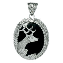 Bali Beads | Sterling Silver Silver Jewelry - Black Onyx Craft Pendants, Wholesale Silver Pendants