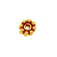 Bali Beads | Sterling Silver Vermeil-24k Gold Plated - Bead Spacers, Bead Spacers