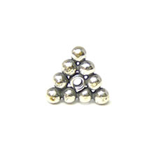 Bali Beads | Sterling Silver Silver Spacers - Flat Spacers, Silver Beads S1008