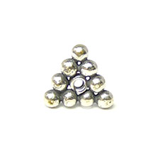 Bali Beads | Sterling Silver Silver Spacers - Flat Spacers, Silver Beads S1009