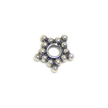 Bali Beads | Sterling Silver Silver Spacers - Flat Spacers, Silver Beads S1013