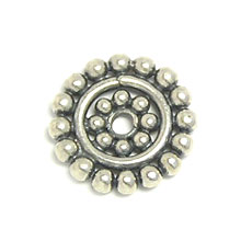 Bali Beads | Sterling Silver Silver Spacers - Flat Spacers, Silver Beads S1024