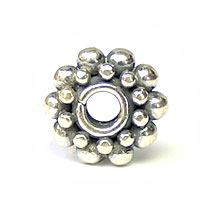 Bali Beads | Sterling Silver Silver Spacers - Granular Spacers, Silver Beads S2002