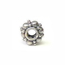Bali Beads | Sterling Silver Silver Spacers - Granular Spacers, Silver Beads S2006