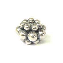 Bali Beads | Sterling Silver Silver Spacers - Granular Spacers, Silver Beads S2008