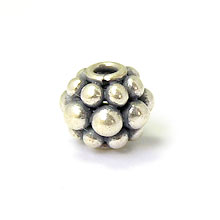 Bali Beads | Sterling Silver Silver Spacers - Granular Spacers, Silver Beads S2011