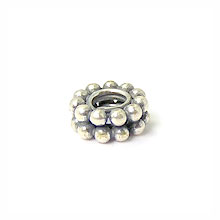Bali Beads | Sterling Silver Silver Spacers - Granular Spacers, Silver Beads S2014