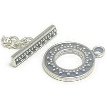 Bali Beads | Sterling Silver Silver Toggles and Claps - Ornate Toggles, Silver Beads T1001