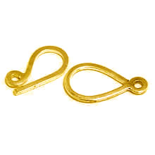 Bali Beads | Sterling Silver Vermeil-24k Gold Plated - Vermeil Toggles and Clasps, Bali Sterling Silver - Vermeil Toggles