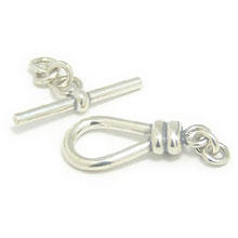 Bali Beads | Sterling Silver Silver Toggles and Claps - Simple Toggles, Silver Beads T2021