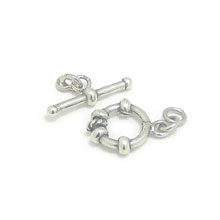 Bali Beads | Sterling Silver Silver Toggles and Claps - Wired Toggles, Silver Beads T4020