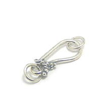 Bali Beads | Sterling Silver Silver Toggles and Claps - Claps, Silver Beads T5012