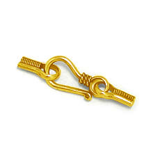 Bali Beads | Sterling Silver Vermeil-24k Gold Plated - Vermeil Toggles and Clasps, 24K Gold Vermeil on Sterling Silver Clasps - T5014V